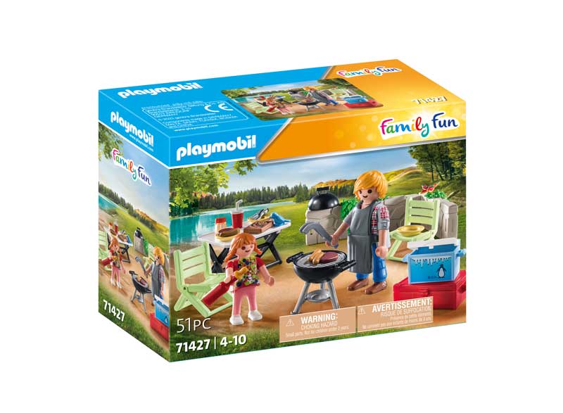 Barbacoa playmobil family fun