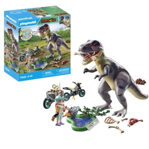 T-rex y rastreador playmobil dinos
