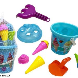 Cubo playa helados surtido