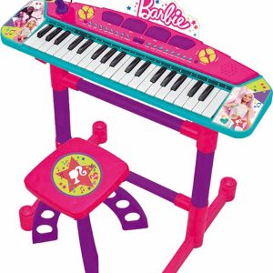 Teclado electronico barbie