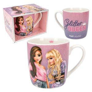 Taza glitter queen topmodel